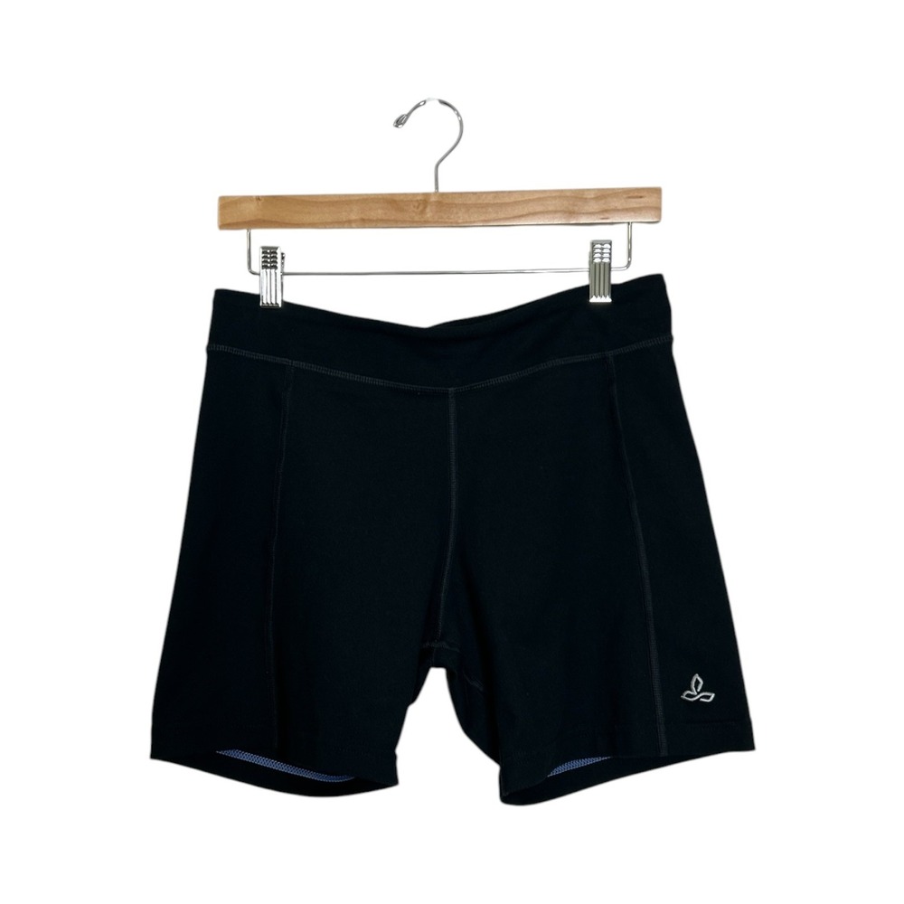 prAna Black Performance Yoga/Biker Shorts - Articulated Seams Small